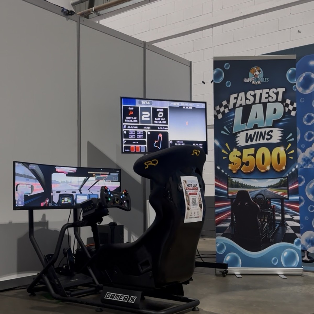 Full Send Racing simulator rig